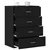 Kreveta s ladicama Crni hrast 60 x 39 x 80 cm Konstruirano drvo