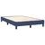 Vidaxl Box spring postelja z vzmetnico LED modra 120x190 cm blago