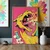 ERS Slika po številkah z okvirjem Pokemon Charizard 50x70 cm