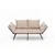 Atelier del Sofa Dvosed na razvlačenje Viper 2, 150x78x60cm, Krem