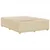Vidaxl Posteljni okvir brez vzmetnice krem 140x190 cm blago