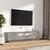 2-dijelni set TV ormarića LED boja hrasta od konstruiranog drva