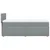 Vidaxl Box spring postelja z vzmetnico svetlo siva 90x190 cm blago