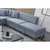 ATELIER DEL SOFA Ugaona garnitura West Right Grey