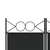 Sobna pregrada s 6 panela crna 240x220 cm od tkanine