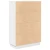 Stol s policom Bijelo 71.5 x 31.5 x 106.5 cm Konstruirano drvo