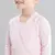 Ružičasta baletska majica na preklop za devojčice