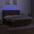 vidaXL vidaXL Box spring postelja z vzmetnico LED temno rjava 160x200cm blago, (20901392)