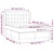 vidaXL Box spring postelja z vzmetnico temno rjava 140x200 cm blago