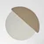 HANAH HOME Ogledalo Crescent Bronze v2