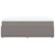 Vidaxl Box spring postelja z vzmetnico taupe 140x190 cm blago