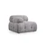 Atelier del Sofa Ugaona garnitura Petite, 290x160 cm, Svetlosiva