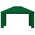 Gazebo 4 × 3 m Zelena Poliester i čelik 190 gsm