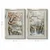 WALLXPERT Dekorativna slika u ramu (2 komada) 2P4363Kromgumusct 003