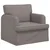 Set sofe 2 pcs Sivo-smeđa 201 x 80 x 85 cm tkanina