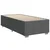 vidaXL Box spring postelja z vzmetnico temno siva 100x200 cm blago