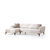 Atelier del Sofa Ugaona garnitura Hamlet 95x43x230cm Bež
