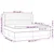 Vidaxl Box spring postelja z vzmetnico temno siva 200x200 cm žamet