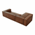 Rjava usnjena kotna zofa v barvi konjaka (levi kot) Madame - Windsor & Co Sofas