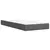 vidaXL Box spring postelja z vzmetnico temno siva 80x200 cm blago