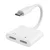 INF USB-C 2-v-1 adapter za slušalke in polnilec, (21248016)
