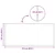 Sportska zaštita Mat Crna 213 x 152 x 0,6 cm PVC visoke gustoće