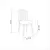 Hanah Home Stormi Sandalye ANTH ATL Stolica, Siva