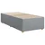 Vidaxl Box spring postelja z vzmetnico svetlo siva 90x200 cm blago