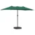 Vrtni suncobran Zelena 385 x 209 x 244 cm Poliester i čelik