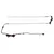 vidaXL LED trak 110 cm večbarvno PVC