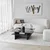 Hanah Home Klub sto Saga Square, 90x35x90 cm, Crni