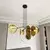 Luster na sajli MOTIF 4xE27/15W/230V zlatna