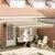 Povlačivi tende Zelena i bijela 400 × 300 cm Tkanina i Aluminij