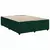 VIDAXL Box spring postelja z vzmetnico temno zelena 140x200 cm žamet