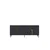 Hanah Home komoda Evva 150, 125 cm, antracit / zlatna