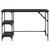 Stol Crni hrast 120 x 50 x 75 cm Konstruirano drvo