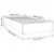 Vidaxl Posteljni okvir brez vzmetnice temno rjav 80x200 cm blago