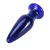 ToyJoy Buttocks The Shining Glass Buttplug Blue