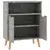 Komoda siva boja betona 60 x 30 x 72 cm od konstruiranog drva