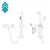 Herz Slavina za lavabo Fresh 0437