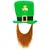 Cilinder z brado Saint Patrick