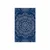 Plakat s paspartujem modra Mandala z abstraktnim vzorcem - 40x60 white