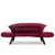 Atelier del Sofa Dvosed na razvlačenje Genzo 177x87x75cm Bordo
