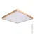 Brilagi - LED prigušiva svetiljka WOODLINE SQUARE LED/180W/230V hrast 100x100 cm + daljinski upravljač