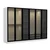 Hanah home Ormar Kale 270x190x52cm Belo-Crni