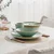 Porcelanski set 12 kosov — Gaya Sand turkizen - W0147