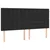 Krevet box spring s madracem LED crni 180x200cm od umjetne kože