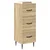 Ormar s ladicama Hrast sonoma 33 x 34,5 x 89,5 cm