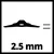 Einhell trokraki nož za trimer 255mm/2,5mm, ( 3405082 )