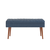 HANAH HOME Trpezarijska klupa Vina 1048 2 WalnutDark Blue